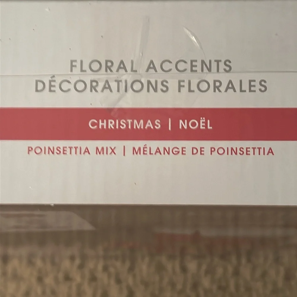 NWT: Ashland Floral Accent Poinsettia Mix